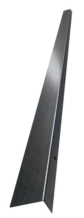 Snigelkantlist Stål Galvad 80 x 4 cm
